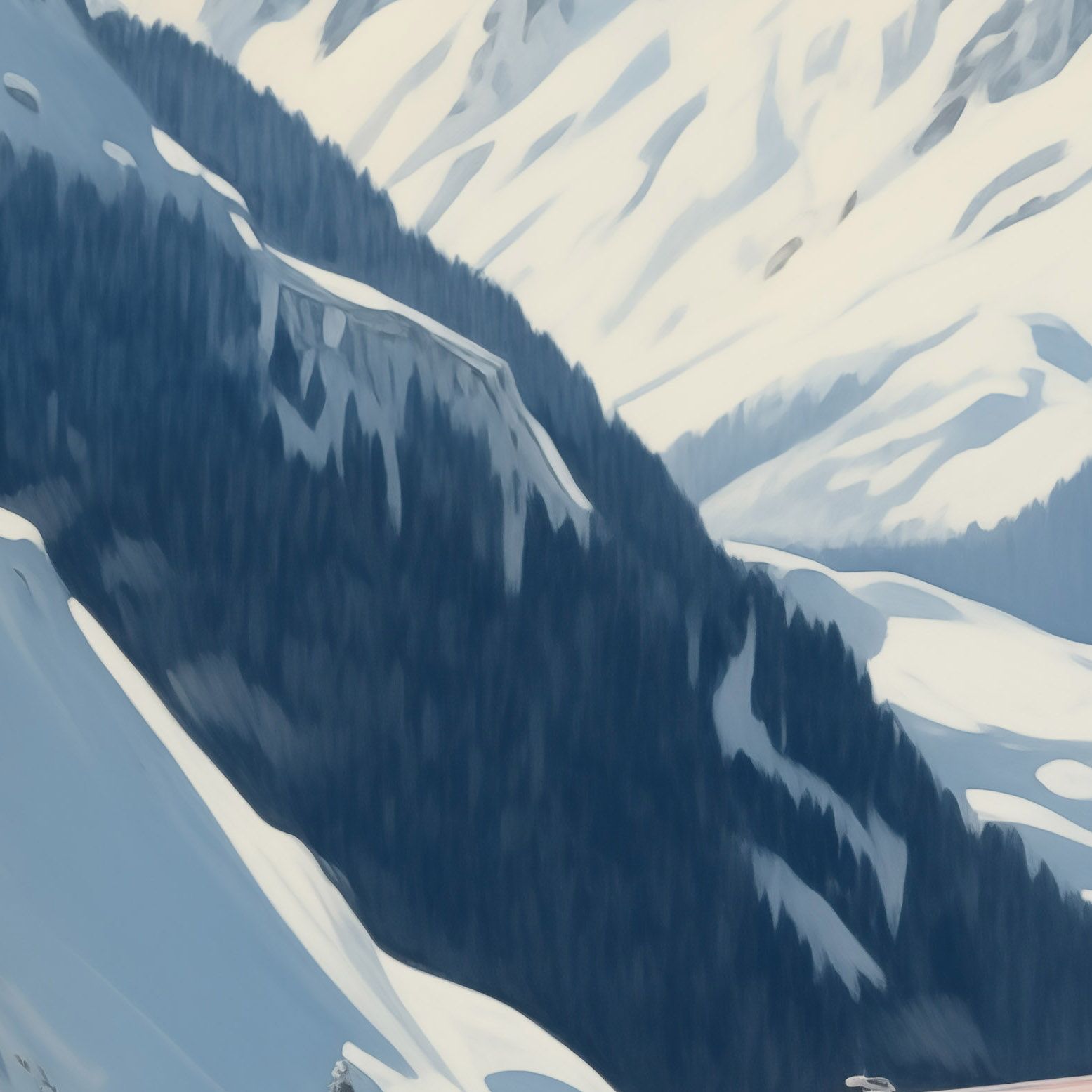 Arrêt sur image alpine