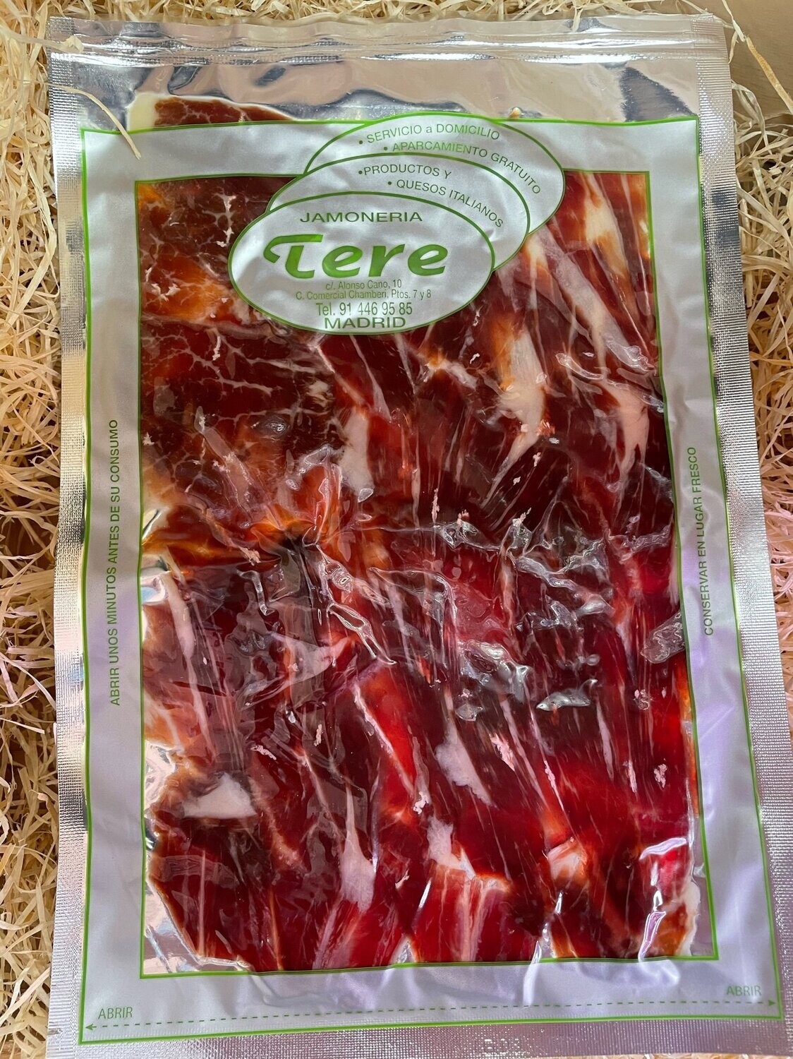 Jamon ibérico de cebo a cuchillo 100gr
