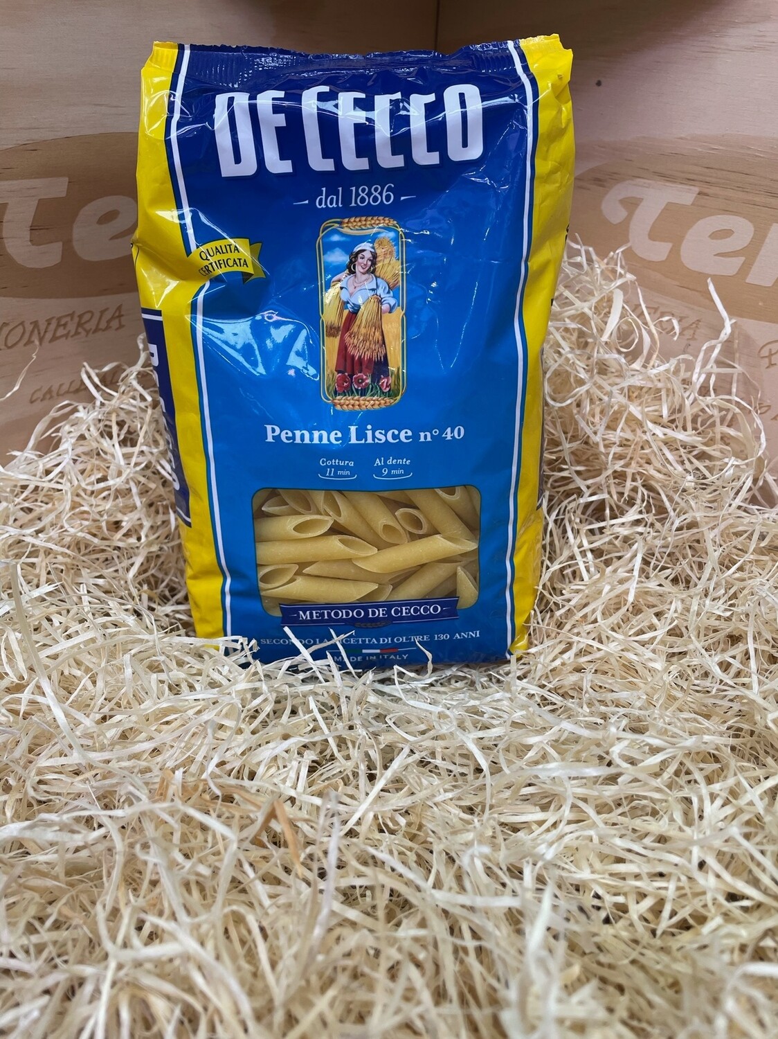 Penne Lisce Nº40 (Unidad)