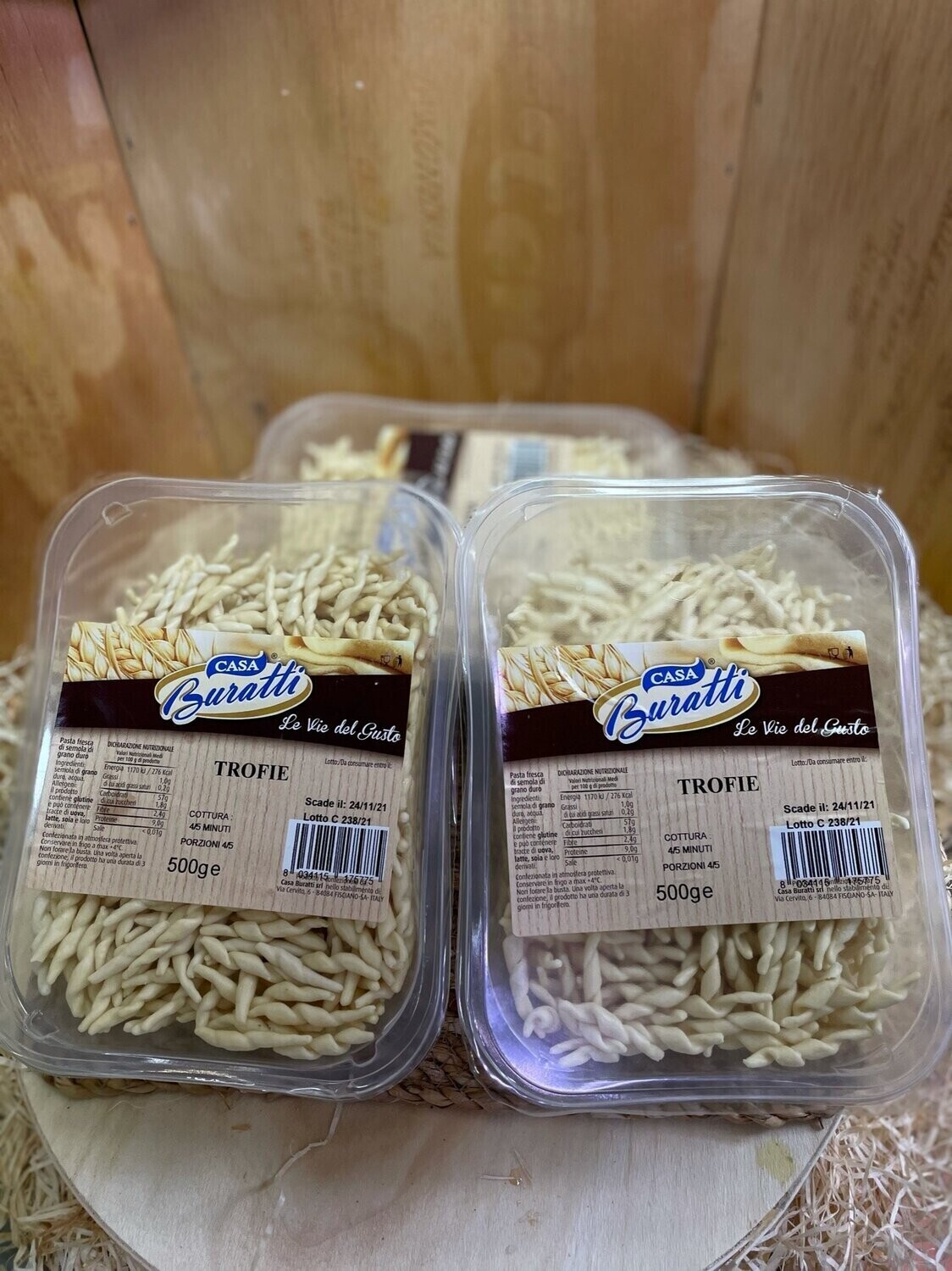 Pasta fresca Trofie (Unidad)