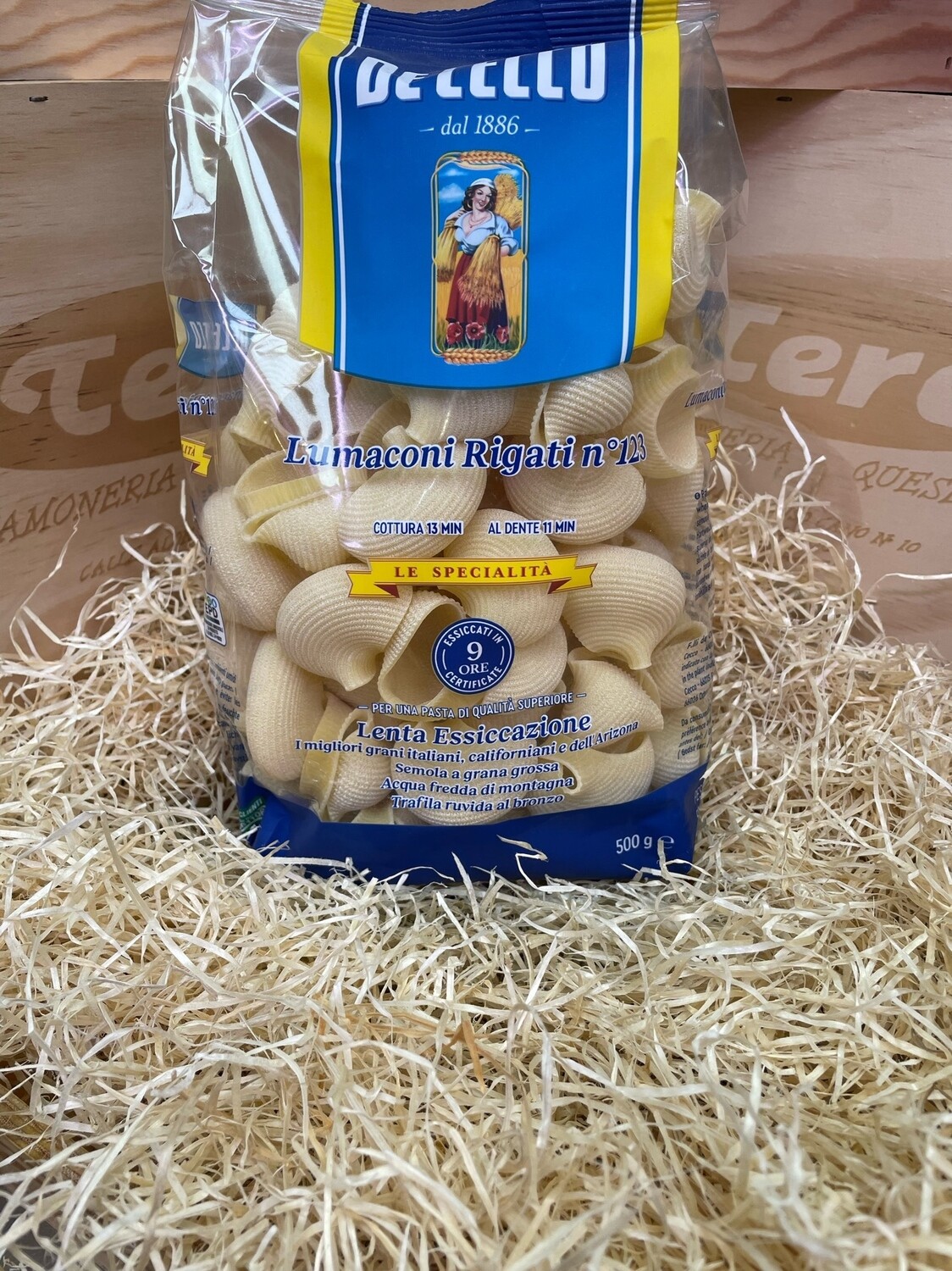 Lumaconi Rigati Nº123 (Unidad)