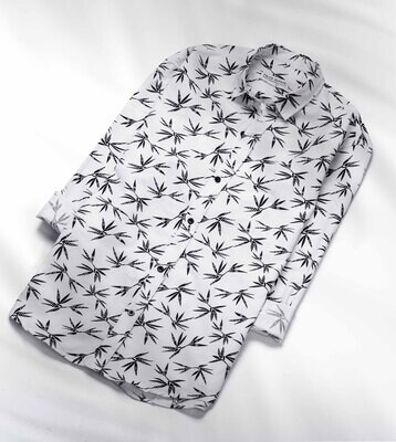 Regular Fit Cotton Patterned shirt