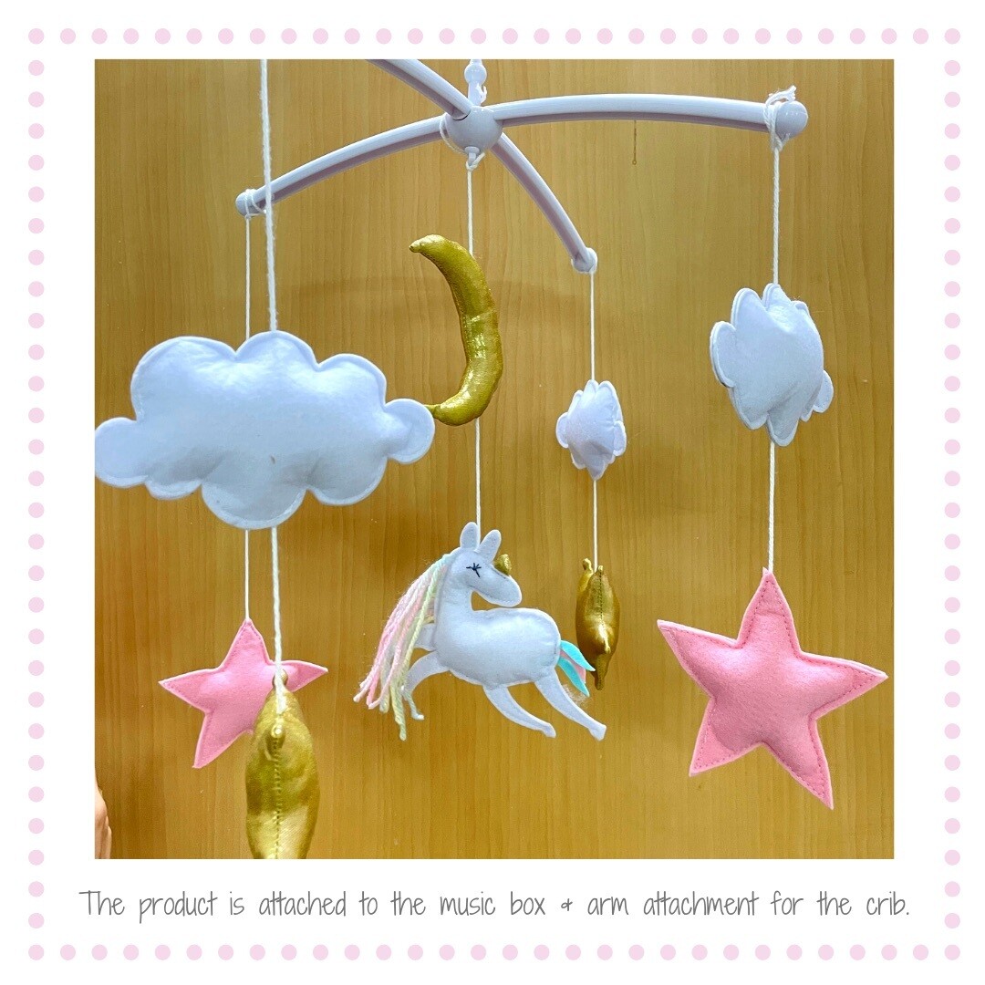 Magical Unicorn Mobile Cot