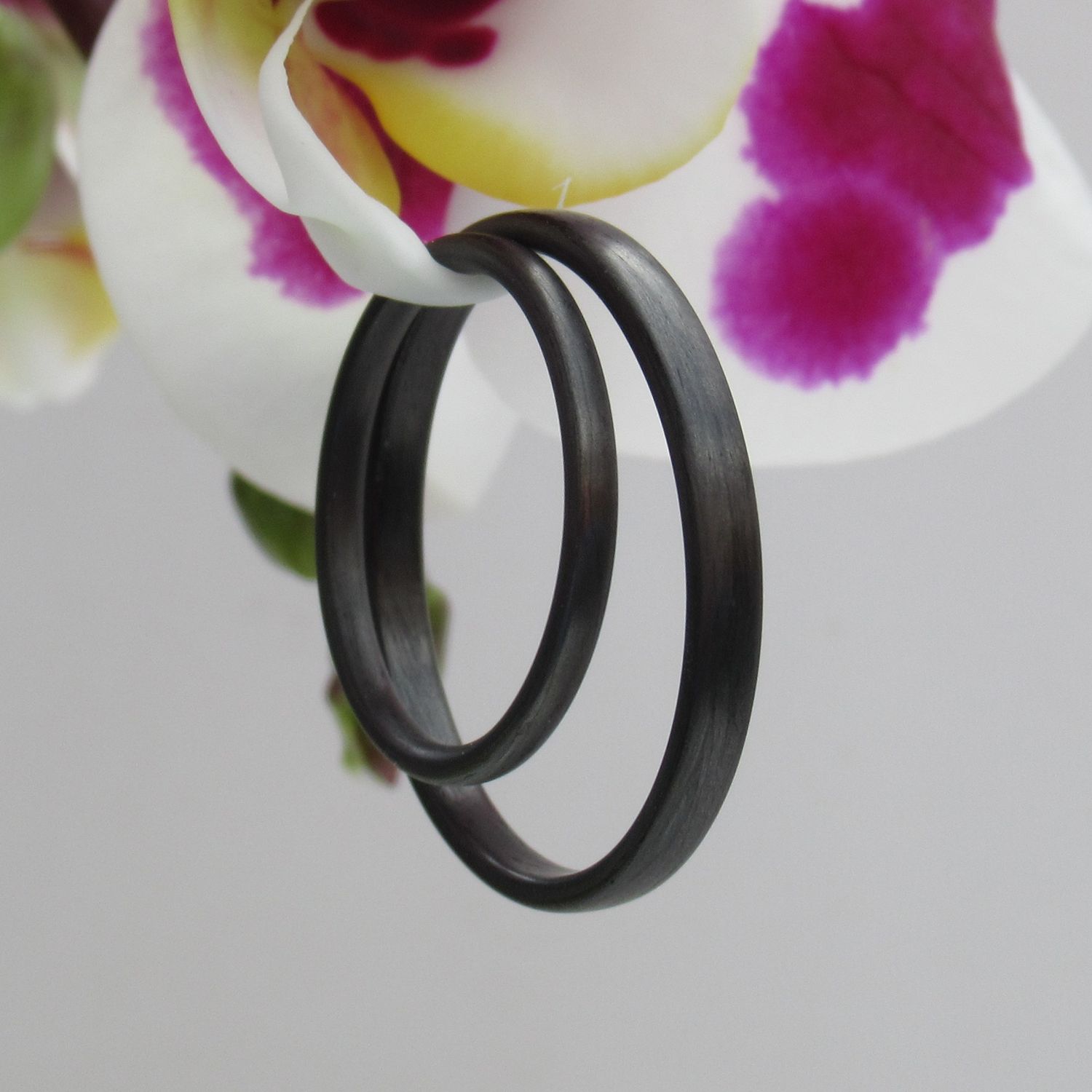 Poročni karbonski prstani