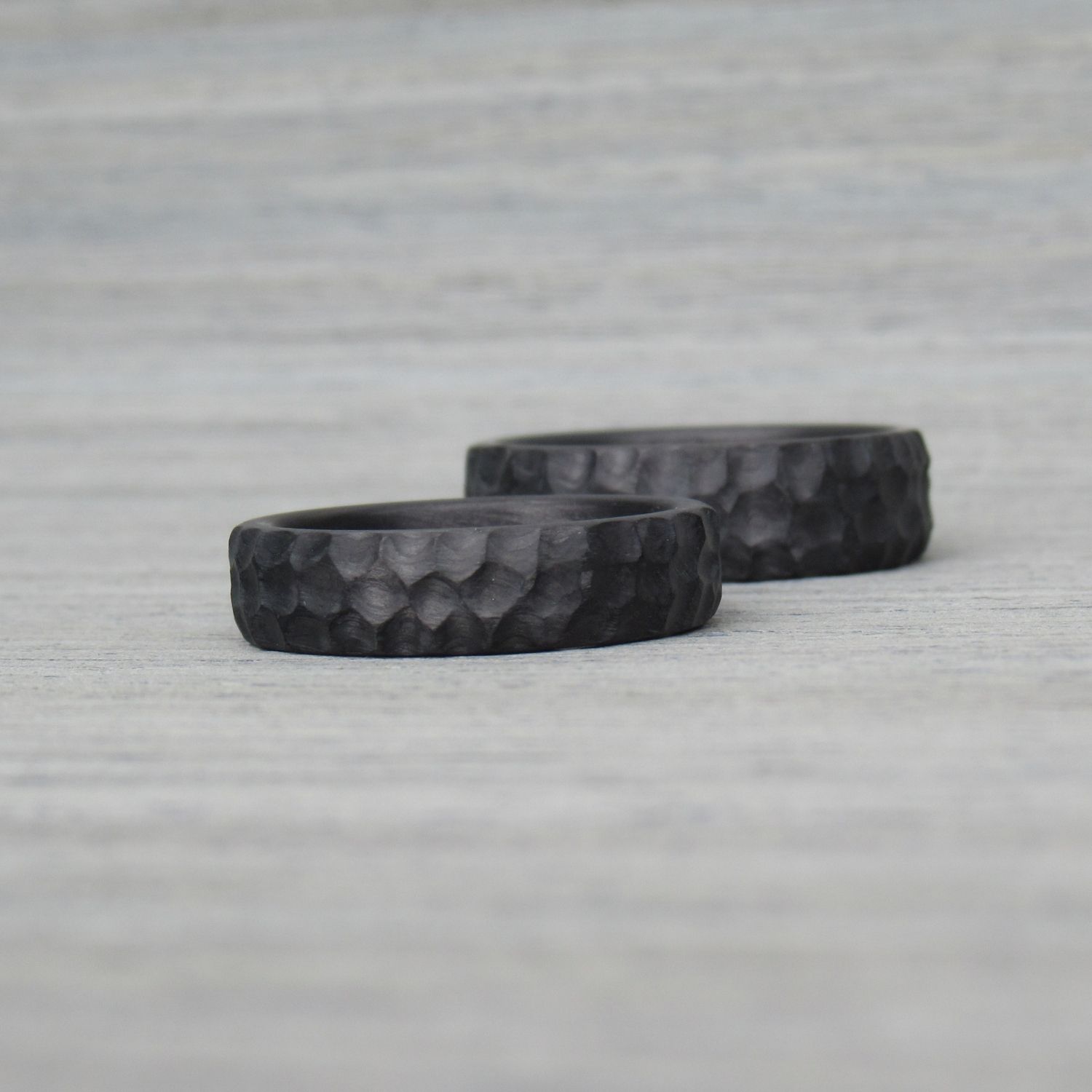 Poročni karbonski prstani