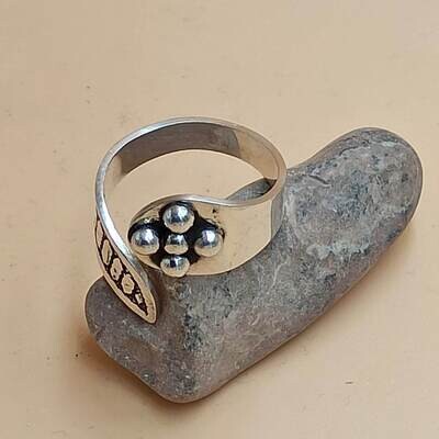 Bague en forme de serpent Touareg en argent