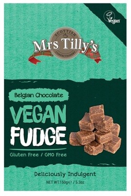 Mrs. Tilly&#39;s Belgian Chocolate Vegan Fudge