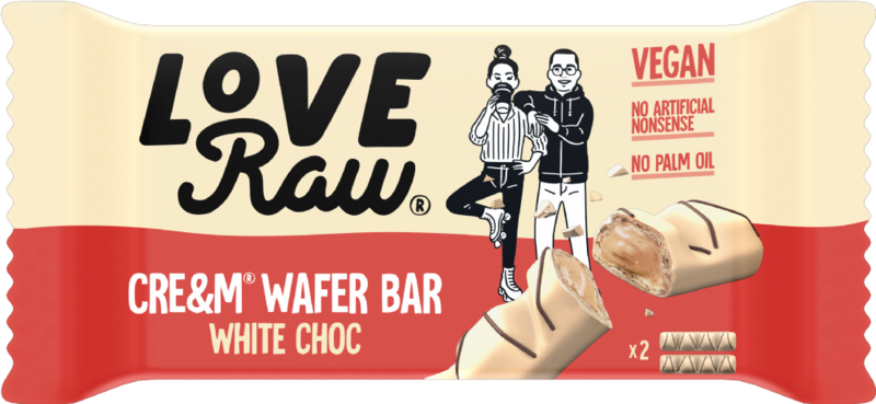 The White Choc Cre&amp;m® Wafer Bar, by LoveRaw