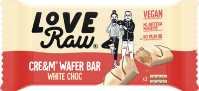 The White Choc Cre&amp;m® Wafer Bar, by LoveRaw