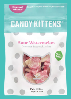 Candy Kittens Sour Watermelon Gourmet Sweets Sharing Bag