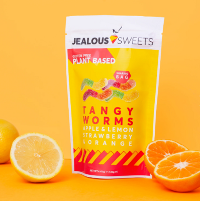 Jealous Sweets - Tangy Worms Sharing Bag