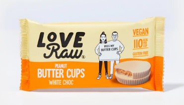 White Chocolate Buttercups – Peanut Butter by Love Raw
