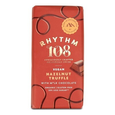 M'lk Chocolate Bar filled with Hazelnut Truffle by Rhythm 108