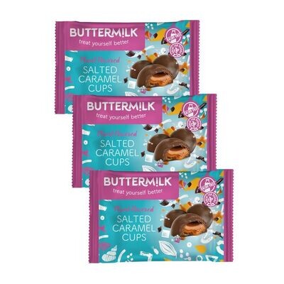 Salted Caramel Cups snack bag, by Butterm!lk