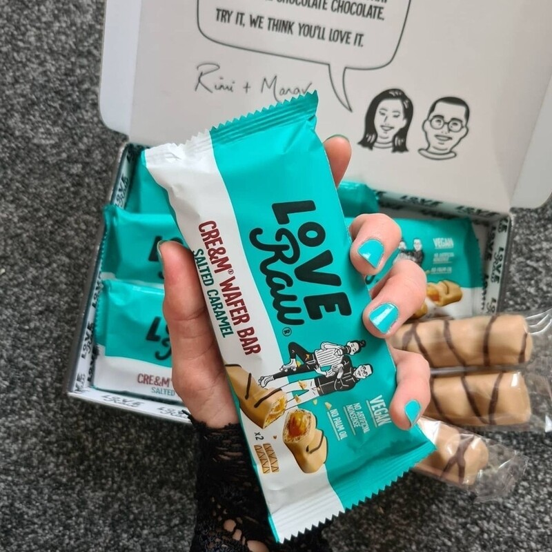 Salted Caramel Cre&amp;m® Wafer Bar, by LoveRaw