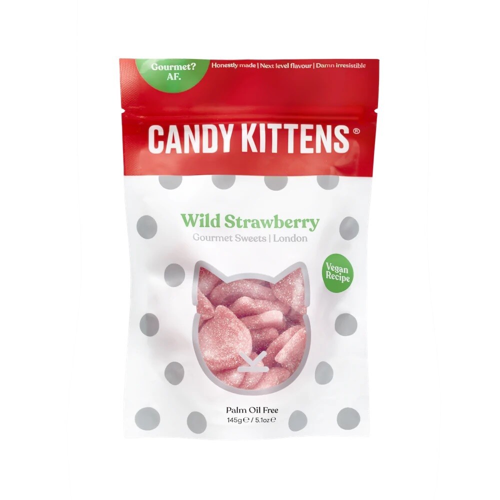 Candy Kittens Wild Strawberry Gourmet Sweets Sharing Bag