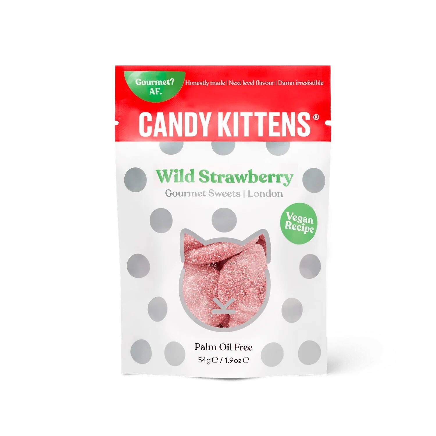 Candy Kittens Pop Bags Wild Strawberry (&quot;Best by&quot; Sept 6)