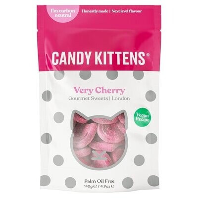Candy Kittens Very Cherry Gourmet Sweets Sharing Bag (&quot;Best by&quot;  Oct 18)