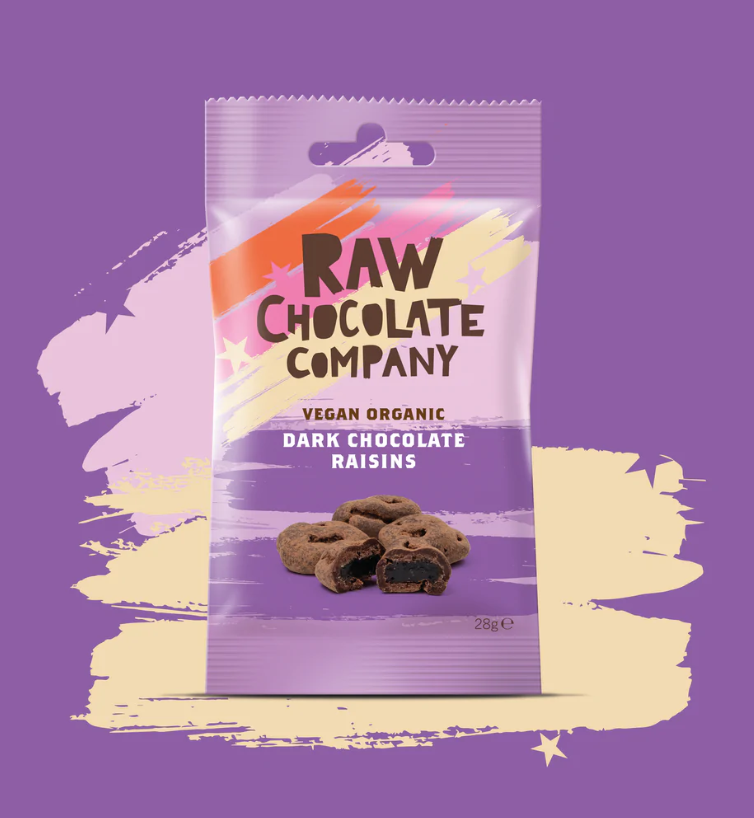 Raw Chocolate Company - Vegan Organic Dark Chocolate Raisins