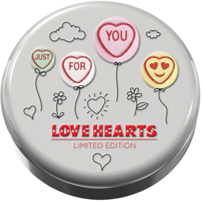 Love Hearts Gift Tin, by Swizzels
