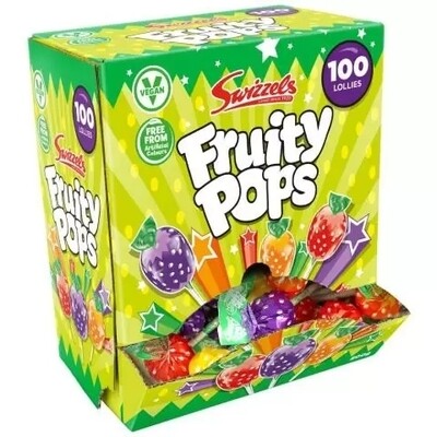 Swizzels Fruity Pops - box of 100