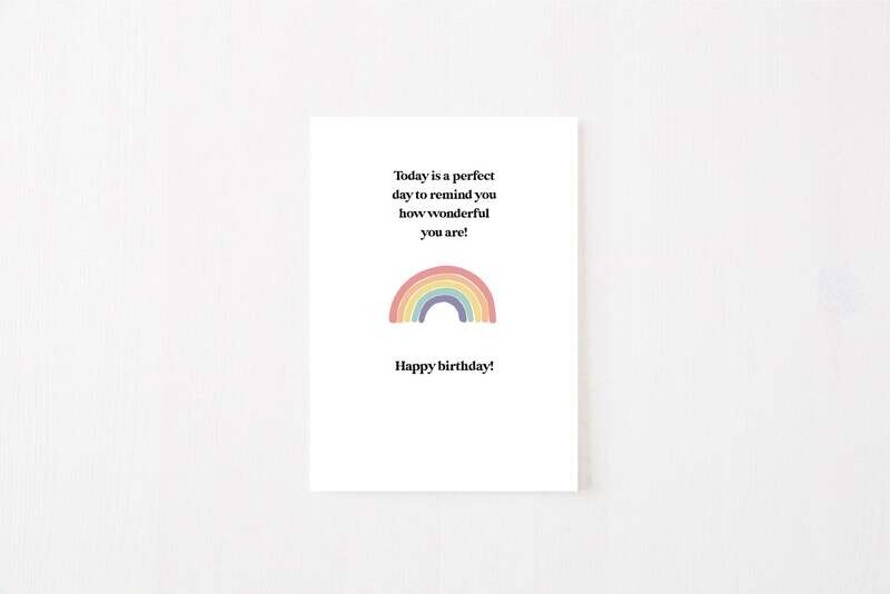 Greeting Card: How Wonderful You Are