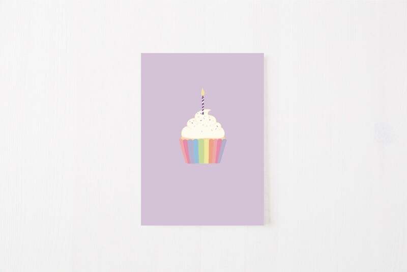 Greeting Card: Birthday Cupcake