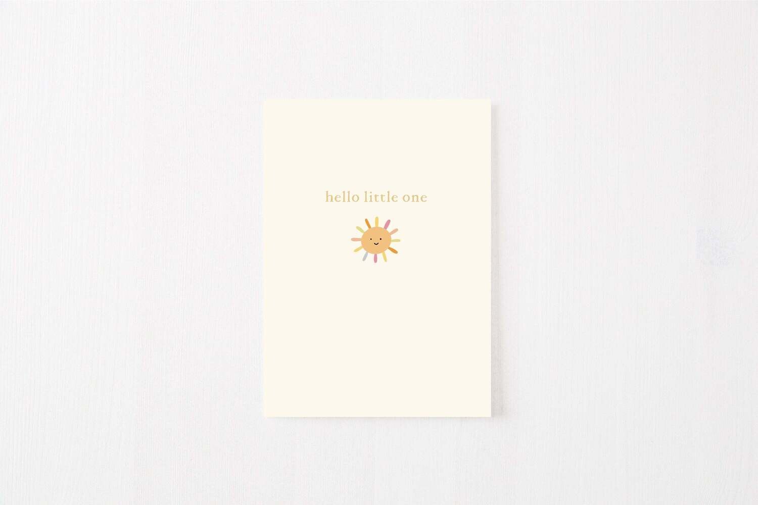 Greeting Card: Hello Little One