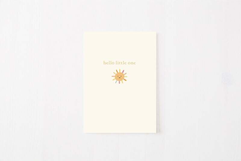 Greeting Card: Hello Little One