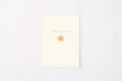 Greeting Card: Hello Little One