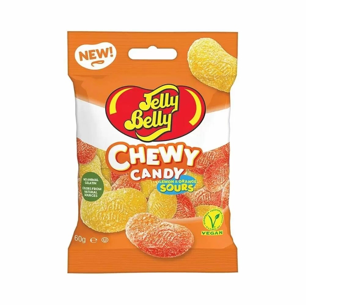 Jelly Belly Lemon &amp; Orange Sours Chewy Candy (Best Before March 21)