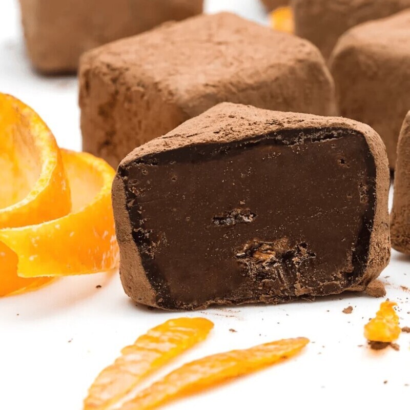 Orange Chocolate Truffles - 2 pack, by Booja Booja
