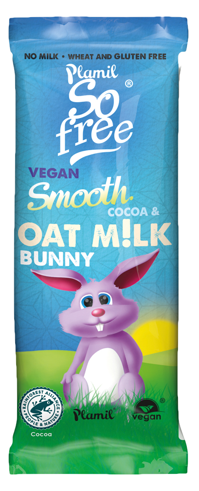 Oat M!lk Chocolate Bunny Bar, by Plamil So Free (&quot;Best by&quot; Nov 5, 2026)