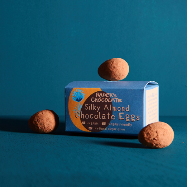 Radek&#39;s Chocolate Silky Almond Chocolate Eggs