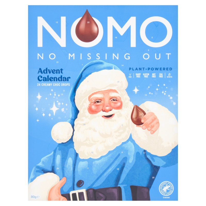 NOMO Creamy Choc Drops Advent Calendar