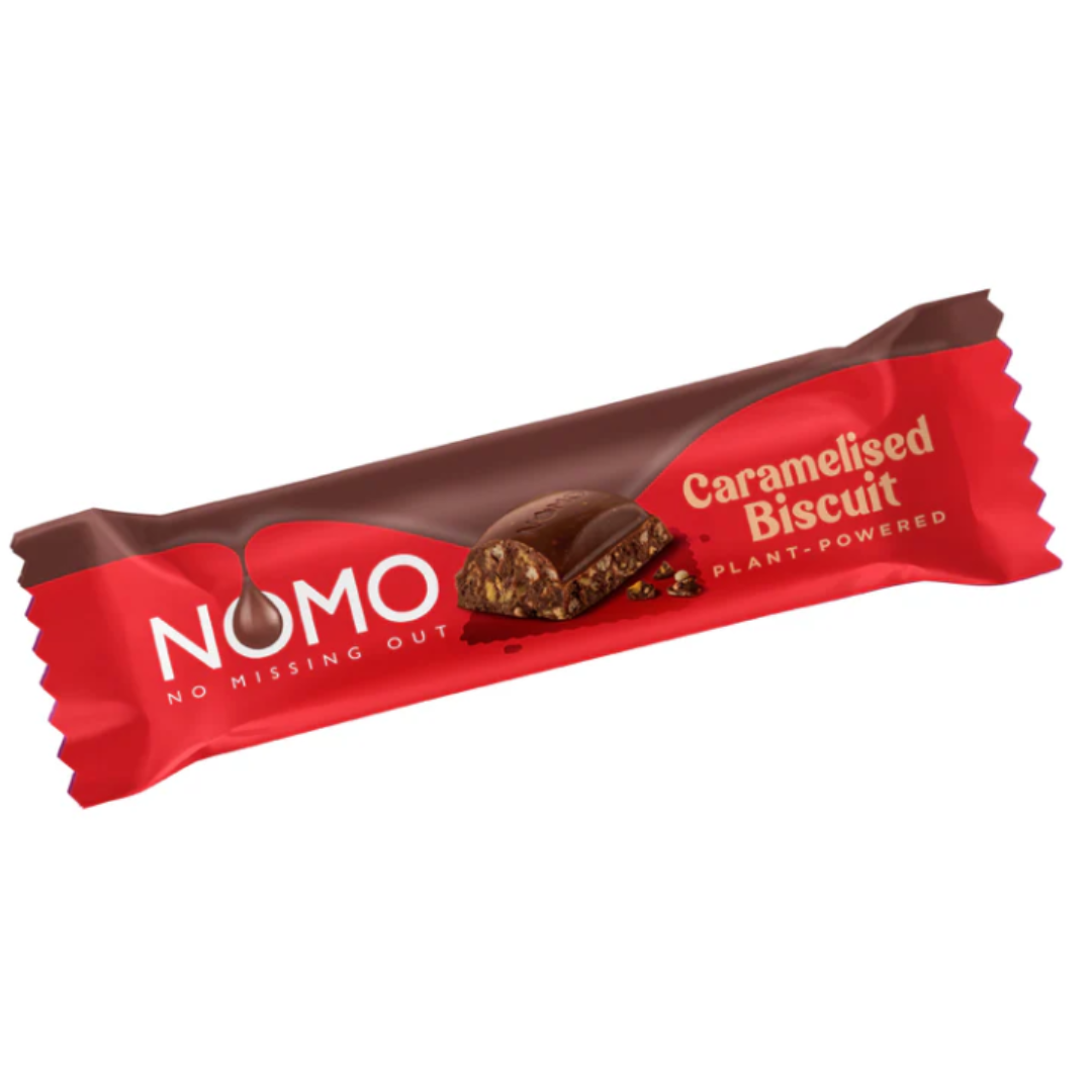 NOMO Caramelized Chocolate Biscuit Bars (&quot;Best by&quot; Nov 1)