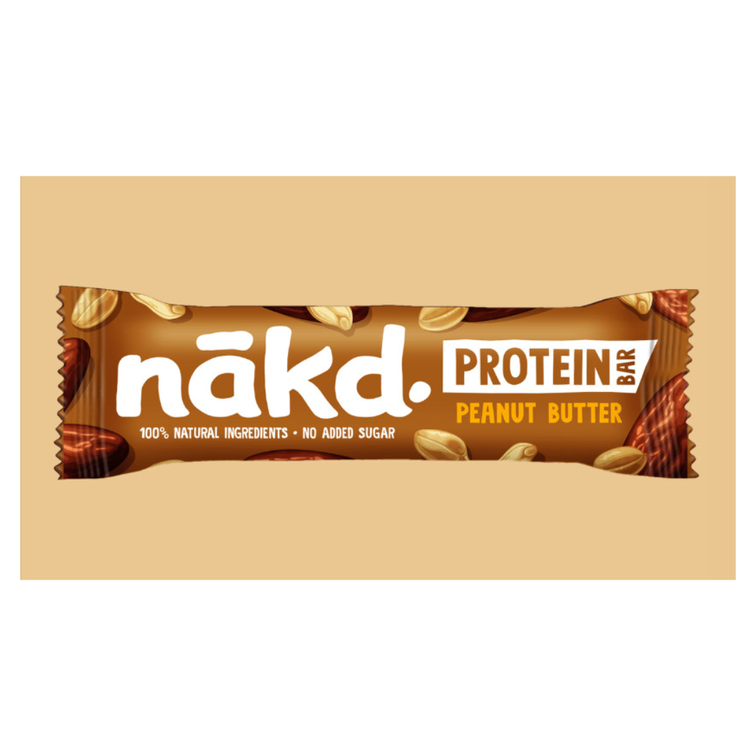 nākd. Protein Peanut Butter Bar (nakd) (&quot;Best by&quot; Aug 11)