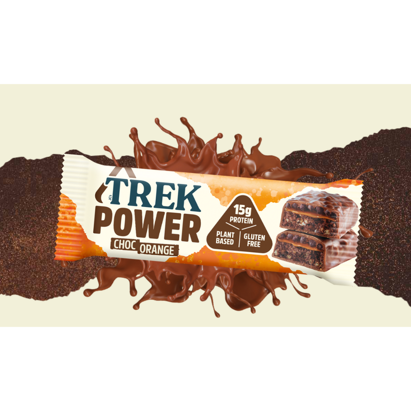 TREK Power Chocolate Orange Protein Bar (&quot;Best by&quot; July 1)