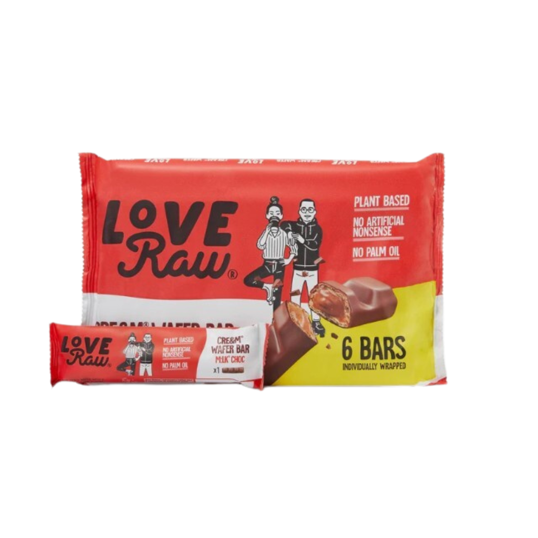 LoveRaw M:lk® Chocolate Cre&amp;m® Wafer Multipack