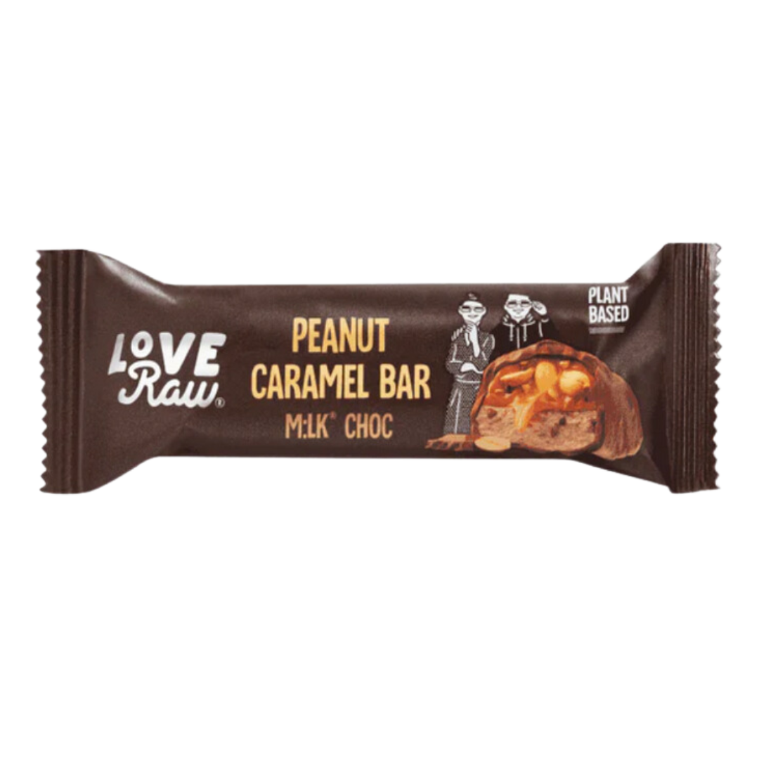 M:lk® Choc Peanut Caramel Bar, by LoveRaw