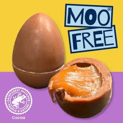 Caramel Mini Eggs, by Moo Free