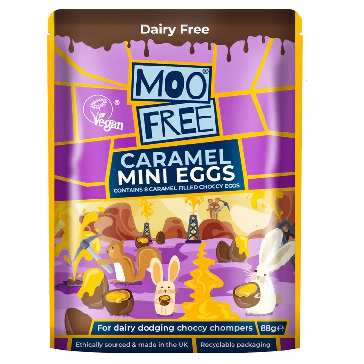 Caramel Mini Eggs, by Moo Free