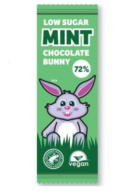 Low Sugar Mint Chocolate Bunny Bar, by Plamil So Free