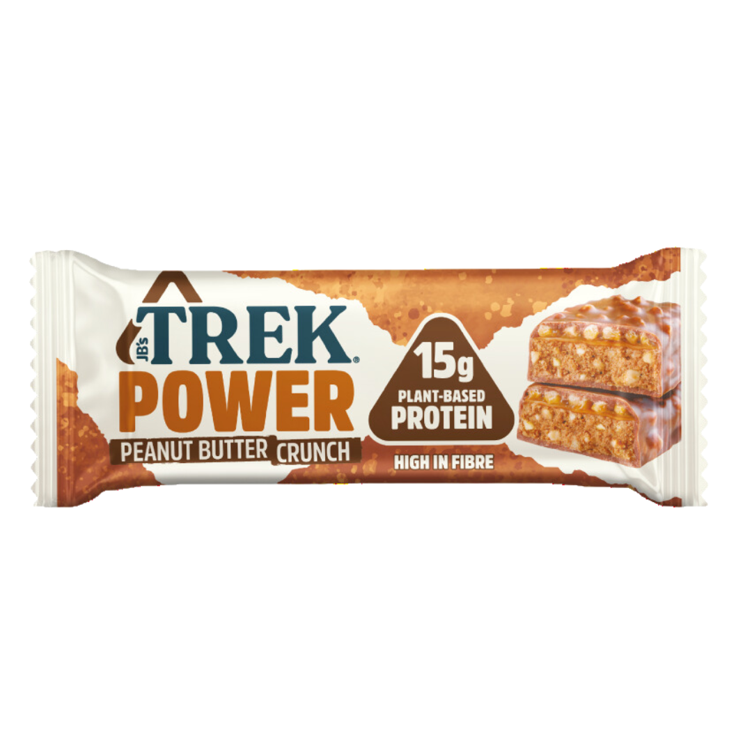 TREK Power Peanut Butter Crunch Protein Bar (&quot;Best by&quot; Aug 27)