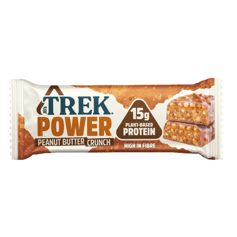 TREK Power Peanut Butter Crunch Protein Bar (&quot;Best by&quot; Aug 27)
