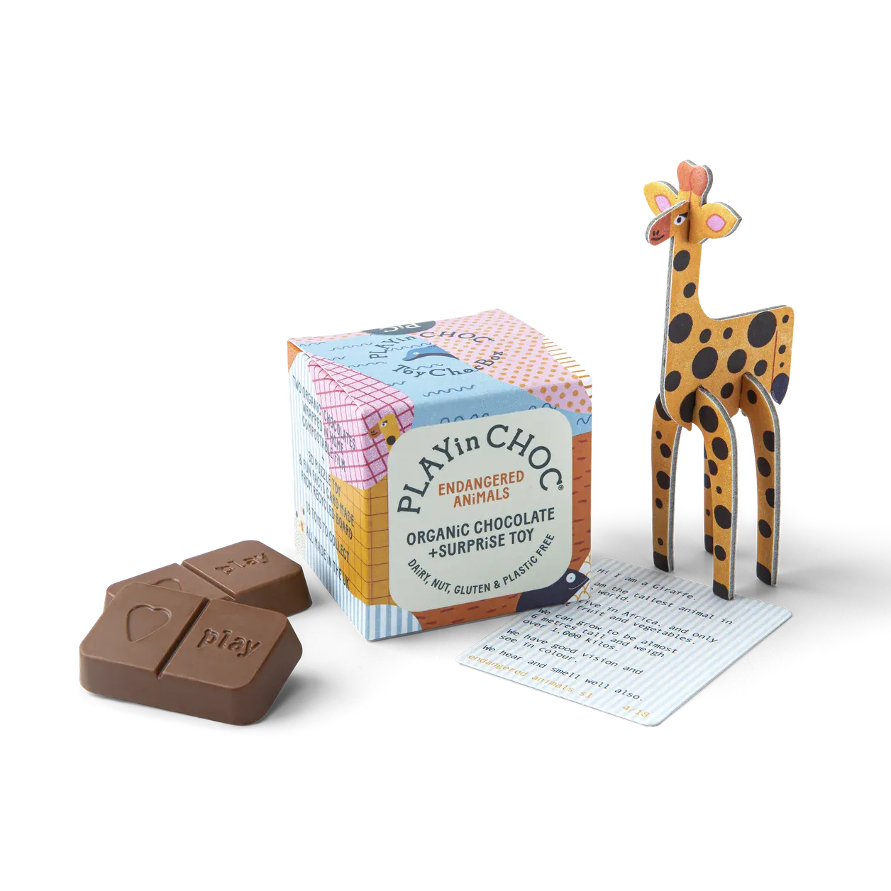 Endangered Animal ToyChoc Box®, by PLAYin CHOC®