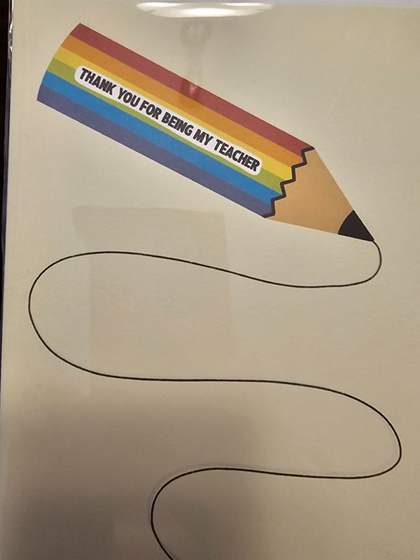 Greeting card - Thank You for Bring My Teacher