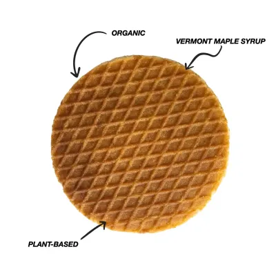 Organic Maple Stroopvafel, by Vafels (Stroopwafel)