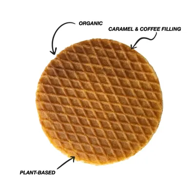 Organic Coffee Stroopvafel, by Vafels (Stroopwafel)
