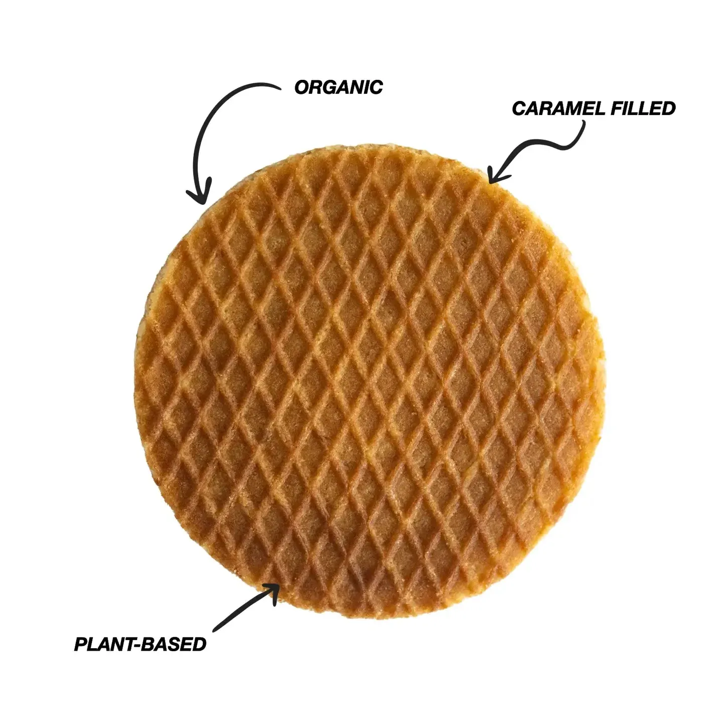 Organic Caramel Stroopvafel, by Vafels (Stroopwafel)